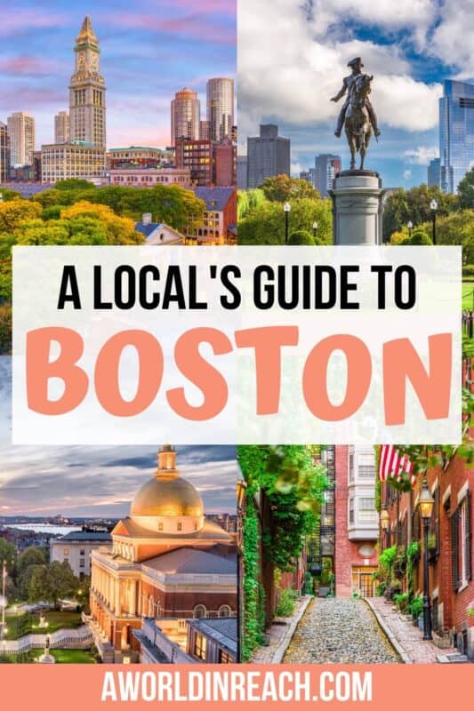 Pinterest image: A local's guide to Boston