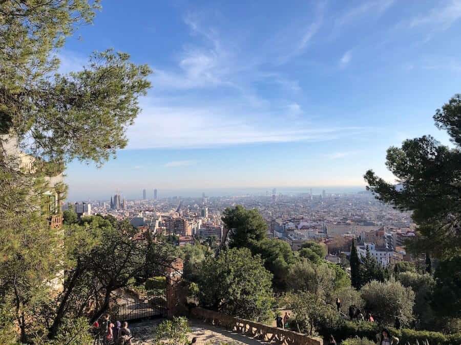 View overlooking Barcelona, Spain