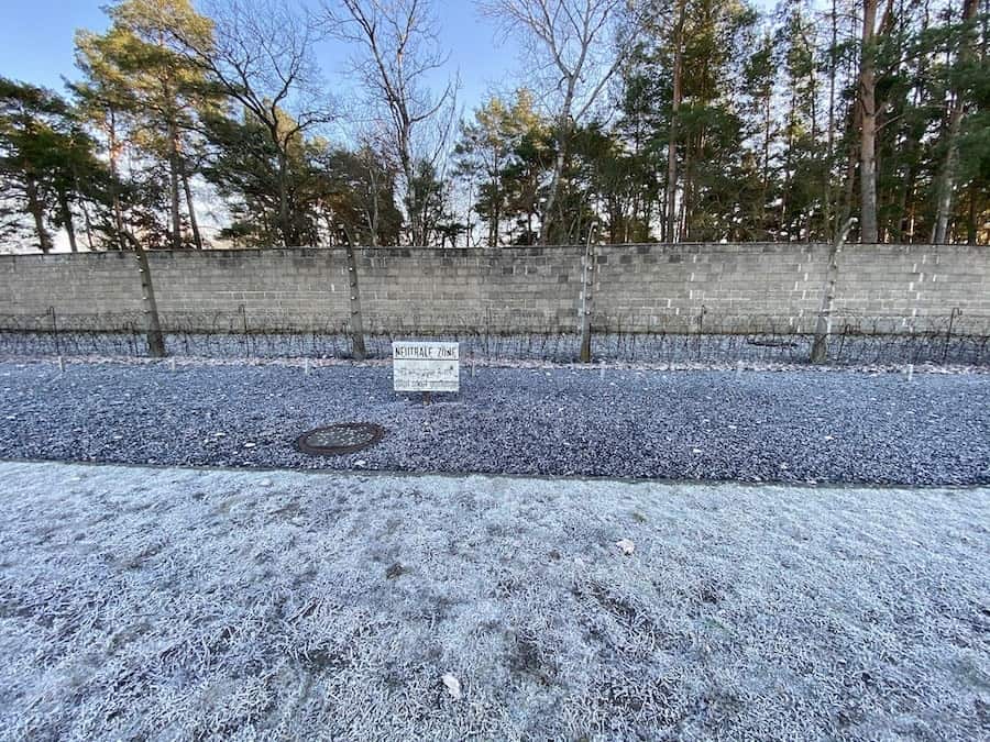 The Neutrale Zone around the perimeter of Sachsenhausen Concentration Camp