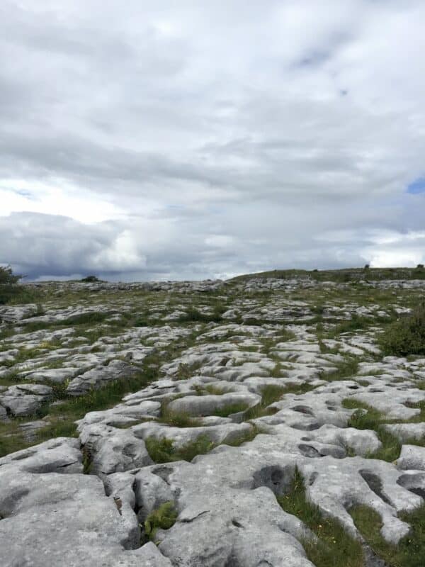 The rocky landscape of the Burren
